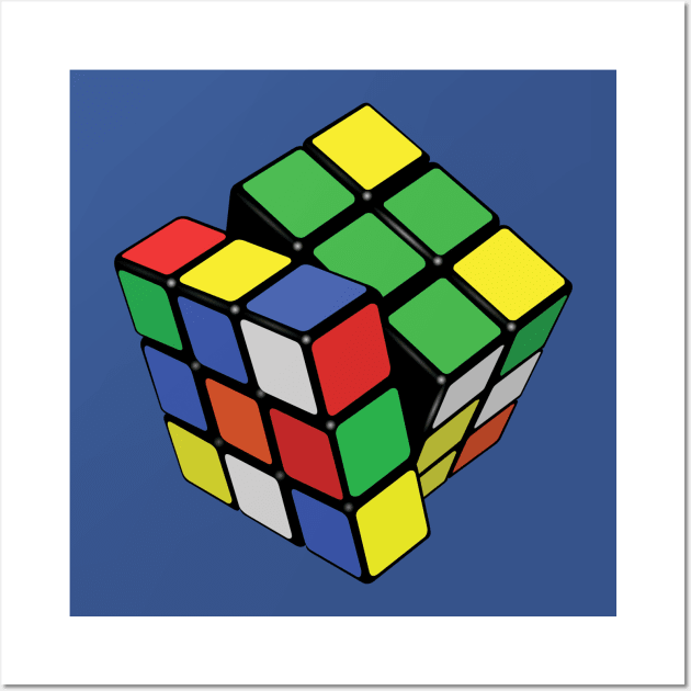 80s toys Rubik's Cube Wall Art by nametaken